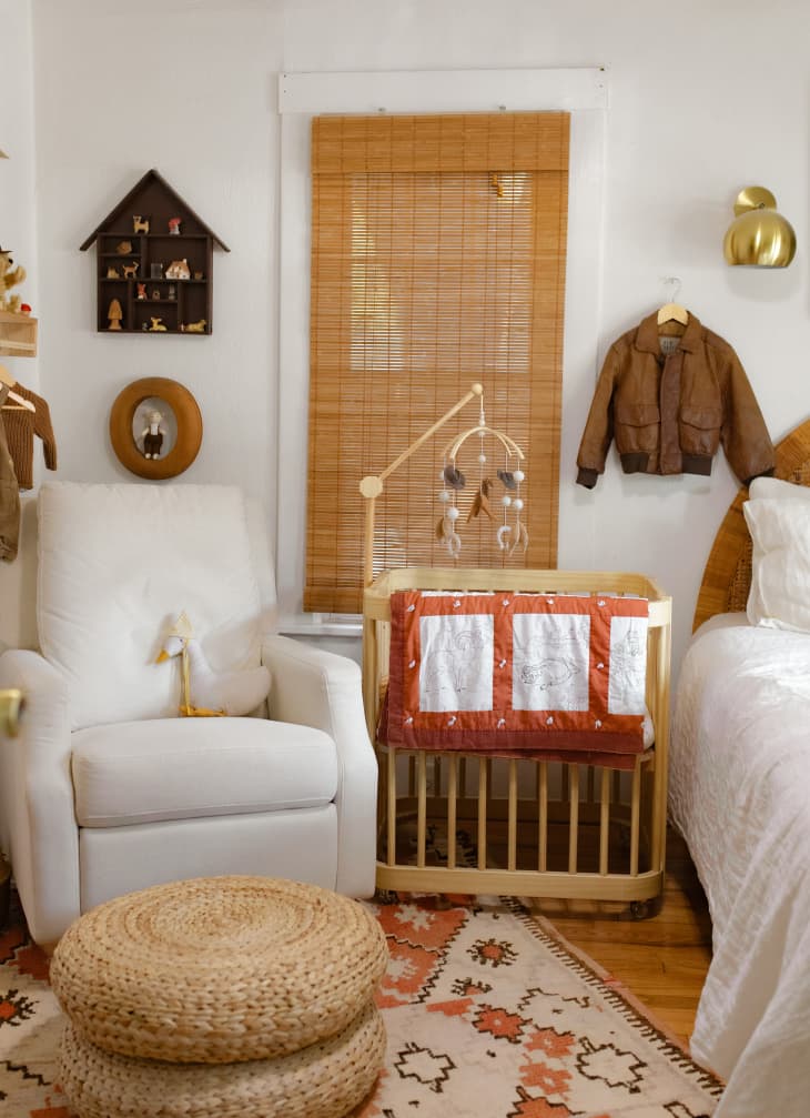 Bedroom with crib hot sale